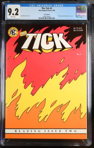 The Tick #2 CGC 9.2 1988 Error Edition Very Rare HTF Ben Edlund