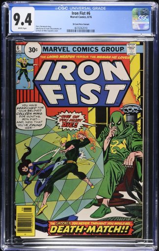 Iron Fist #6 1976 CGC 9.4 Marvel Comics 30 Cent Price Variant