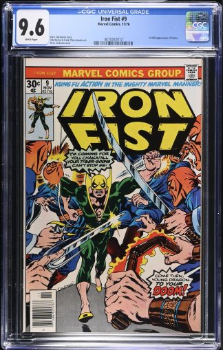 Iron Fist #9 1976 CGC 9.6 Marvel Comics 1st full app of Chaka