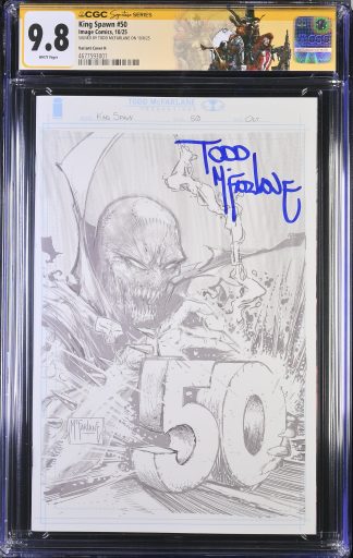 King Spawn #50 SS CGC 9.8 Variant Cover H 1:1000 Incentive Comic Only