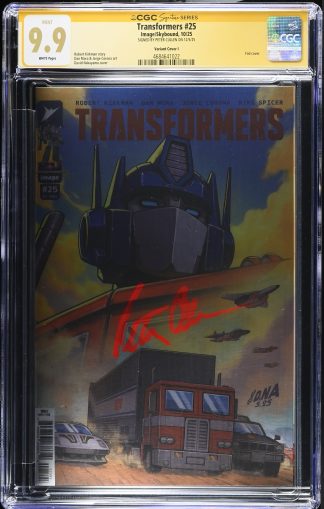 Transformers #25 SS CGC 9.9 Auto Peter Cullen Signed Image Comics