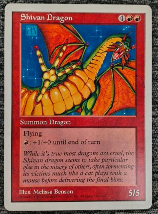 MTG Shivan Dragon - Oversized Card Promo