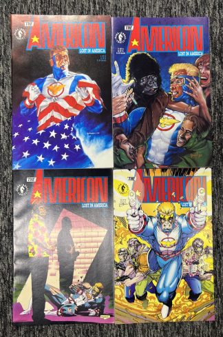 The American Lost in America #1-4 Complete Set Run Dark Horse 1992