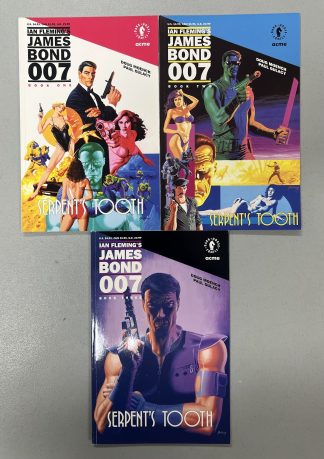James Bond 007 Serpent's Tooth #1-3 Complete Set Run Dark Horse 1992
