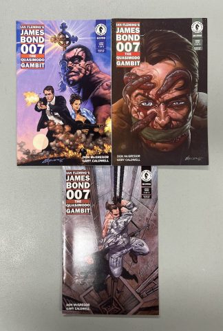 James Bond 007 The Quasimodo Gambit #1-3 Complete Set Run Dark Horse 1995