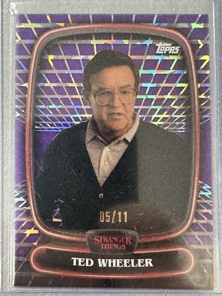 Stranger Things Topps High-Tek Lab #19 05/11 Ted Wheeler
