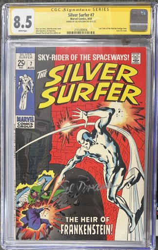 Silver Surfer #7 CGC SS 8.5 Signed By Sal Buscema