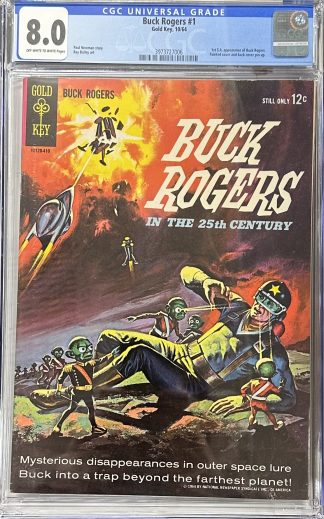Buck Rogers #1 CGC 8.0 1964 Painted Cover & Back Cover Pin-up