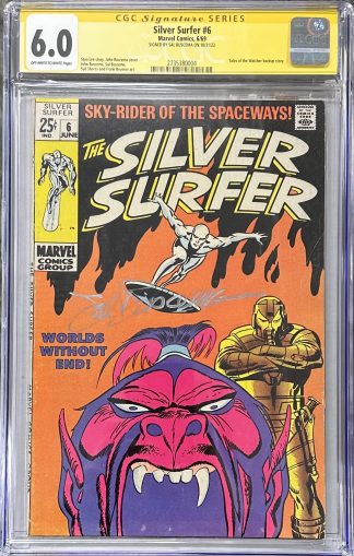 Silver Surfer #6 CGC SS 6.0 Signed By Sal Buscema