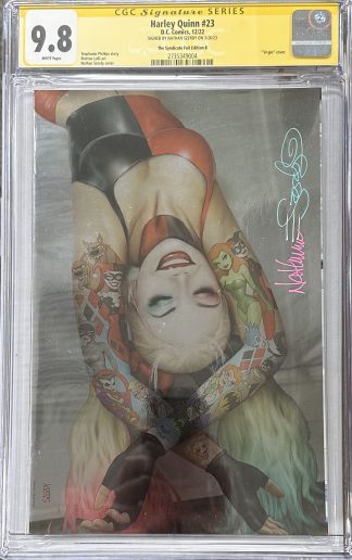 Harley Quinn #23 SS CGC 9.8 Signed by Nathan Szerdy Virgin Cover