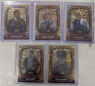 Stranger Things Topps High-Tek Lot 5 Cards #17 #39 Gold Lab /50