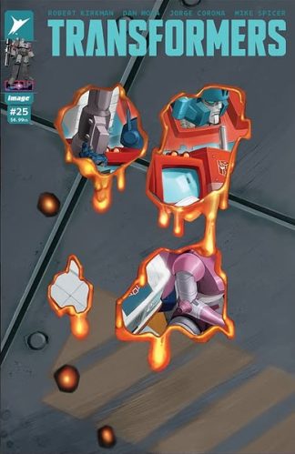 Transformers #25 (2023) Cover K Eric Canete Die-Cut Foil Variant 1st Print