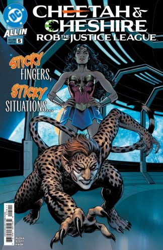 Cheetah and Cheshire Rob the Justice League #5 Cover A 1st Print
