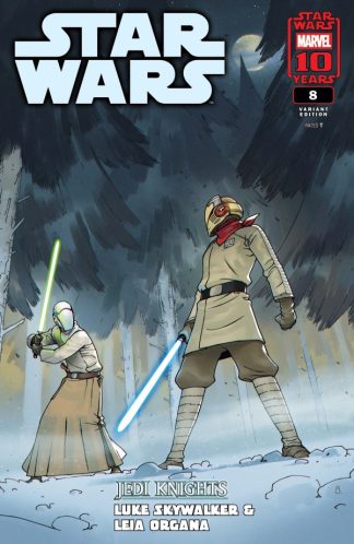 Star Wars #8 2025 Bengal Luke Skywalker & Leia Organa Jedi Knights Variant 1st Print