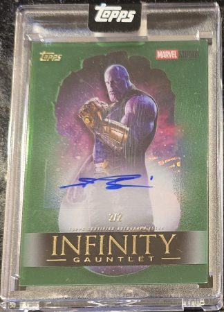 2025 Topps Marvel The Collector 2/2 Time Stone Infinity Gauntlet Auto Brolin