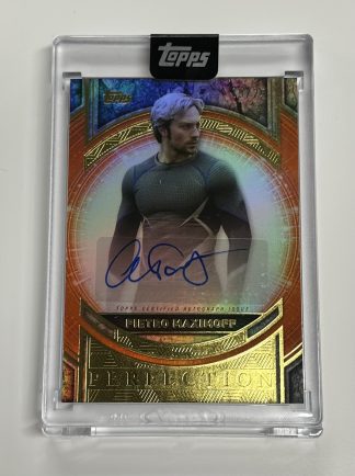 2025 Topps Marvel The Collector Perfection Autograph Aaron Taylor-Johnson as Pietro Maximoff /25